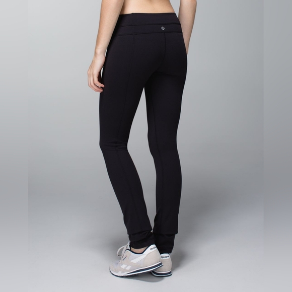 lululemon athletica Pants - Lululemon Black Perforated High Waist Black Leggings Workout Yoga Tights Small